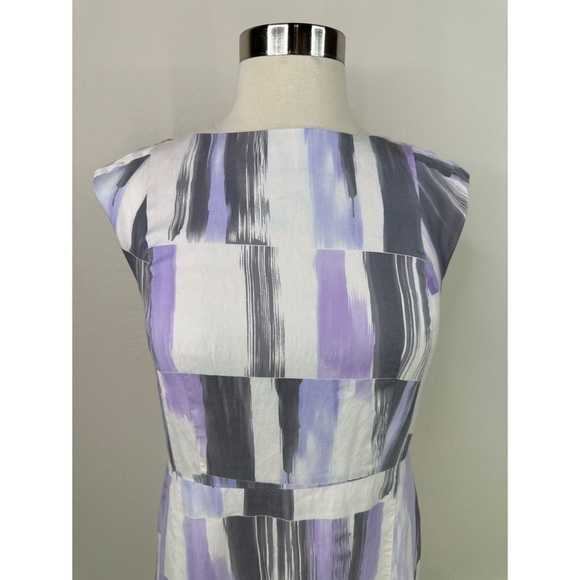 Banana Republic Geometric Sleeveless Fit&Flare Mini Dress - Picture 4 of 11